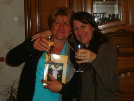 Ça mérite bien le champagne ! A ta santé ma Sandrine !